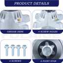 2 Pack Pre-Greased 918-04197B Spindle Assembly Replaces MTD 918-04197A Spindle Assembly 618-04197 MTD Spindle 5.75 618-04197B 618-04197 Spindle 618-0324 918-04197 918-0427C 918-0427D 618-0427