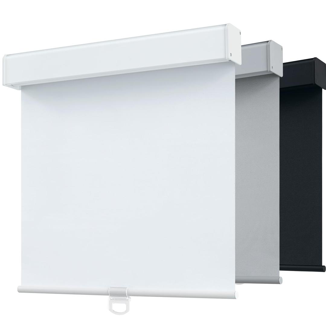 SHADEMOON Blackout Cordless Roller Window Shades,White,42" W x 72" H