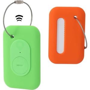 ABENCA Luggage Tags with Smart Trakcer Item Finder Work with Apple Find My (iOS Only), Smart Air Tag, Item Locator for Suitcase, Keys, Backpack.2 Pcs (Mixed)