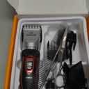 oneisall Dog Shaver Clippers Low Noise Rechargeable Cordless Electric Quiet Hair Clippers Set for Dogs Cats Pets (Red)