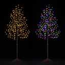 Lightshare 6.5FT LED Lighted Cherry Blossom Tree, 208 LED Warm White to Multicolor, Timer and Dimmer with Remote, Home Garden, Summer, Wedding, Holiday, Party Decoration for Indoor and Outdoor Use