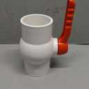 3Inch PVC Ball Valve Water Pipe Shut-off Valve Socket with Red T-Handle for Cold Water Supply lines, Irrigation Pipe fitting System(Socket x Socket), 3" PVC Water Shut-off Valves Fitting, SCH40