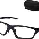Tallew 1 Set Lensless Protective Glasses with Case Sport Goggles Compatible with Pickleball Without Lenses Protective Eyewear