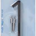 Hillman Distinctions 5 in. Black Metal Screw-On Number 1 1 pc. - Case of: 3;33