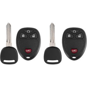 X AUTOHAUX KOBGT04A 315MHz Keyless Entry Remote Ignition Transponder Key Fob for Chevrolet Uplander 2005-2008 for Chevrolet HHR 2006-2011 for Buick Terraza 2005-2007 4 Buttons 2pcs