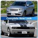Front Bumper License Plate Mount Compatible with Dodge Challenger/Charger/Durango/Grand Cherokee, No Drill Front Grille License Plate Frames License Plate Bracket Holder Mounting Kit Car Accessories