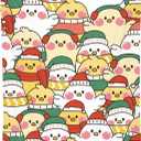 Kids Cute Chicken Cartoon Print Throw Blanket for Boys and Girls 60"X50" Christmas Chickens Blanket with Rooster on It Suitable for All Season