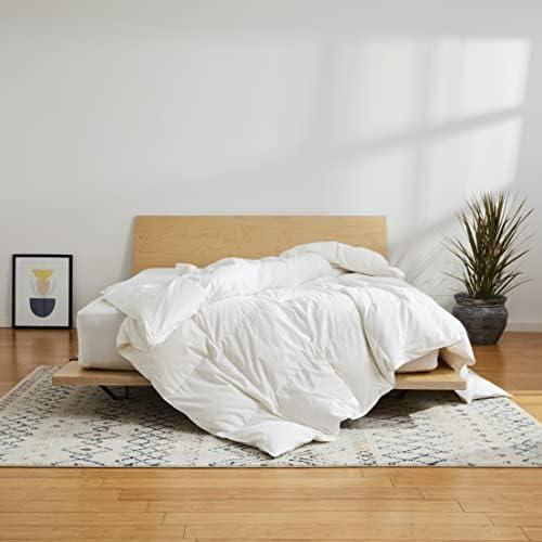 Brooklinen All Season Luxury Down Comforter, 100% Natural Canadian Duck Down Duvet Insert - 700 Fill Power, 100% Cotton Shell, Baffle Box Construction, King/Cali King Size Comforter