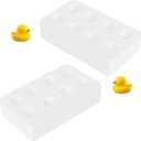 2 Pack 8 Cavity Mini Duck Silicone Molds 3D Animal Duck Gummy Chocolate Candy Molds for Baking, Epoxy Resin, Soap, Polymer Clay and Cake Decorating, Reusable Non-stick Design