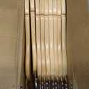 Kids Wooden Hangers 18 Pack,Baby Clothes Hanger with Smooth Finish Natural,Baby Wood Hangers with Non Slip Notches and Anti-Rust 360-degree Swivel Hook,Durable and Strong Wood for Closet