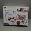 Upgrade Basketball Hoop Set - Extra Large 26" x 17" Pro Indoor Basketball Hoop for Door & Wall with 2 Balls, Complete Accessories, Basketball Toy Gift Perfect for Boys Girls Teens Adults