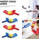 Sports Scoop Balls Set for Kids Outdoor Toss and Catch Game with 4 Scoops and 2 Balls Portable Active Play Toy for Backyard Beach Picnic and Family Gatherings