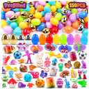 Prefilled Easter Eggs with Toys 150 PCS Inside Basket Stuffers Kids Hunt Party