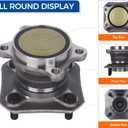 PAROD 512385 Rear Wheel Hub&Bearing Assembly Fit for Nissan Sentra 2007-2012 2.0L L4 No ABS