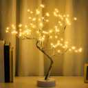 PXBNIUYA Room Decor, 20" 108 LED Tabletop Bonsai Tree Light, DIY Artificial Tree Lamp, Battery/ USB Operated, Aesthetic Lamps for Living Room Bedroom Christmas Home Gifts House Decor (Warm White)