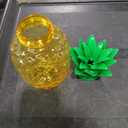 Reusable Pineapple Shaped Drinking Cups Straws Fun Fruit Design for Parties Picnics and Beach Events for Celebrations and Festive Gatherings