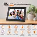 Uhale Digital Picture Frame WiFi 10.1 Inch, Electronic Photo Frames 1280 x 800 HD IPS Touch Screen, Auto Rotate, Slideshow, Share Photos/Videos from Phone Instantly