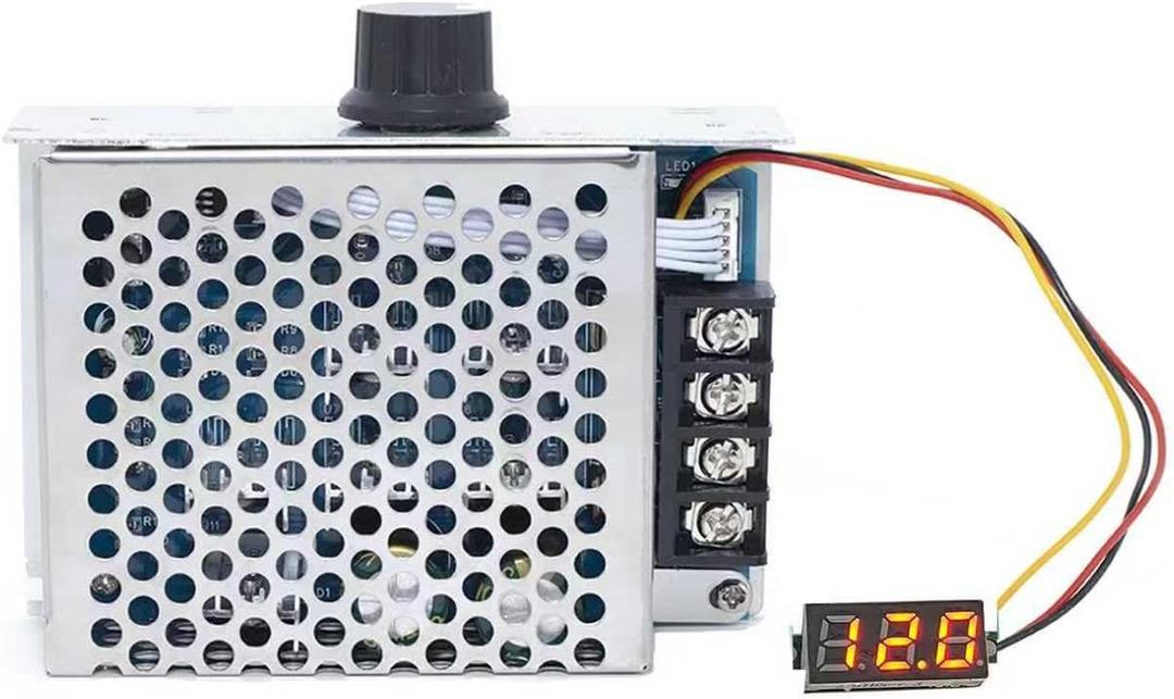 40A PWM DC Motor Speed Controller Voltage Display 9V 12V 24V 36V 48V
