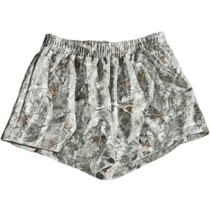 MakeMeChic Women's Sweat Shorts Camo Boxer Workout Shorts (Medium, Multi)