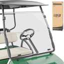 10L0L Golf Cart HD Windshield for Club Car DS 2000.05-UP,HD Shatterproof & Foldable Windproof Windshield (Integrated & Clean)