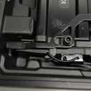 Pneumatic Brad Nailer,18 Gauge,2 in 1 Air Nail Gun Staple Gun,Accepts 2 Inch Brad Nails and Crown 1-5/8 inch Staples,with Carrying Case and 1000pcs Nails,for Carpentry, DIY,Woodworking (Black)