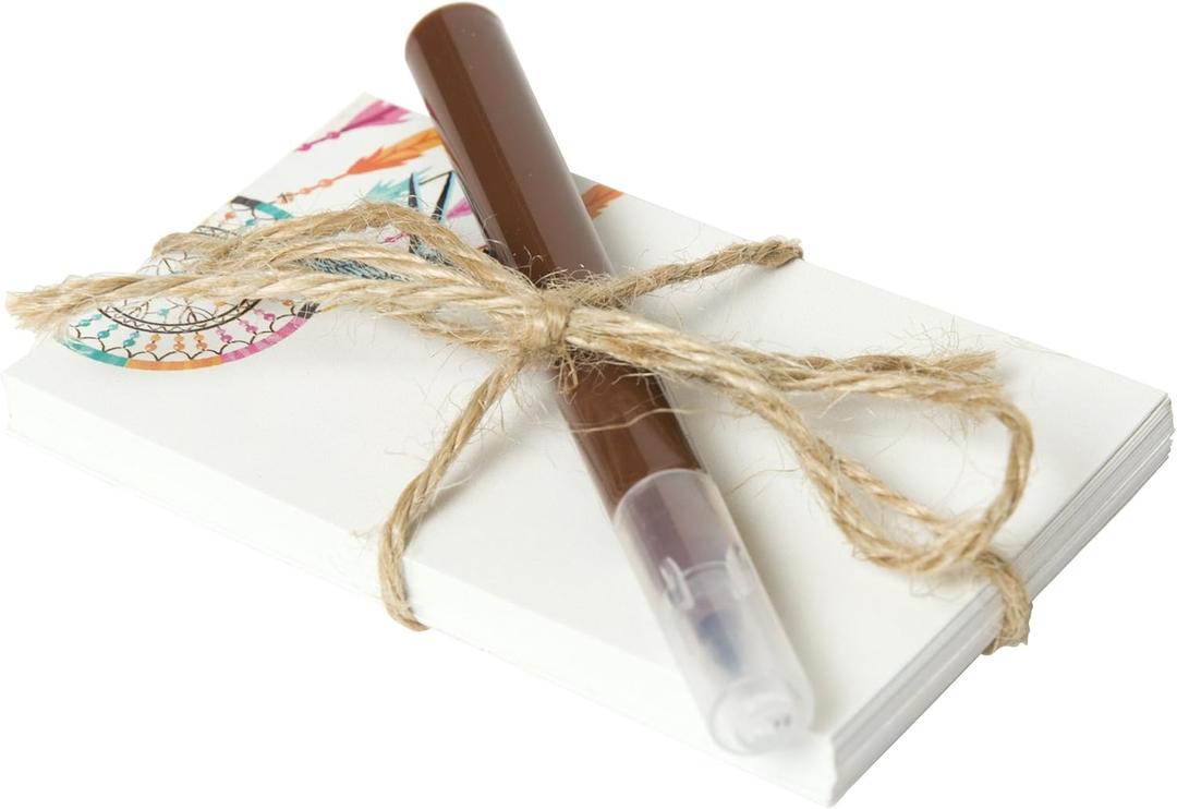 3 x C.R. Gibson Tin Prayer Box, Includes 25 Cards and A Marker, Perfect for Your Thoughts, Musings and Spiritual Intentions, Measures 2.25" x 3.5" - Dream Catcher