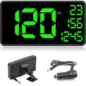 Truck GPS Speedometer 6.2 Inch Big Screen Heads Up Display for Cars Digital MPH Odometer for Dashboard HUD Speeding Alert Speed Meter Trip for Golf Cart All Vehicle