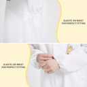 Bee Suit & Beekeeper Costume, Sting Proof Bee Suits for Men & Women, Full Body Polycotton Beekeeper Suit Beekeeping Suit with Ventilated Hood & Gloves for Backyard Beekeeping & Cosplay -S