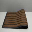 ubdyo Extra Durable Door Mat - Dirt Trapping Outdoor Welcome Mats - Non-Slip Outdoor Indoor Entrance - Low Profile Front Doormat (32" x 20", Bright Brown)