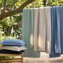 Bedsure Navy Quilts Queen Size - Queen Quilt Bedding Set Bedspread Coverlet, Lightweight Neutral Striped Bedding, 3-Piece Set with 90"x96" Coverlet & 2 Pillow Shams, All-Season Soft Microfiber