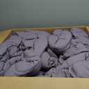 Bedsure Super King Comforter Set, Grayish Purple Soft Prewashed Bedding for All Seasons, 3 Pieces GentleSoft Bed Set, 1 Lightweight Comforter (120"x120") and 2 Pillowcases (20"x36"), Super King(120"x120"), 10 - Grayish Purple
