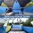 LOYEAHCAMP 8 Person Larger Extended Dome Camping Tent with 3 Rooms, Waterproof Semi-Freestanding Family Outdoor Tent with Spacious Interior and Mesh Windows