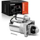 A-Premium Starter Motor Compatible with Chevy Silverado 1500 2500HD, Tahoe & GMC Sierra 1500, Yukon & Cadillac Escalade & Hummer H2, 12V 1.4KW 11 Teeth CW, Replace# 89017844, 12588052