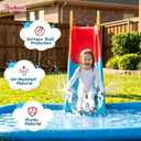 Water Slide for Kids Backyard,Reliability Steps Support Up to 120 lbs, 70*37.5*42.5in