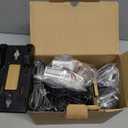 AT&T BL102-4 DECT 6.0 4-Handset Cordless Phone for Home with Answering Machine, Call Blocking, Caller ID Announcer, Audio Assist, Intercom, and Unsurpassed Range, Silver/Black