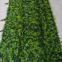 Artificial Flower Wall 8x8ft Green Grass Backdrop for Wedding, Baby Shower, Party, Birthday & Home Decor, Easy & Quick Assembly (Greenery)