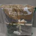 FOSSA Duvet Cover Set 100% Washed Cotton Linen Feel Super Soft Breathable Cozy 3 Pieces Bedding Sets Solid Olive Green Full/Double (Full (80"  90"))