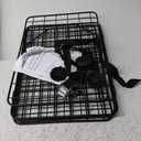 Dog Car Barrier for SUVs, Van, Vehicles, Adjustable Large Pet Barriers, Universal Fit Heavy-Duty Wire Mesh Dog Guard, Foldable Safety Car Divider Gate for Truck Cargo Area (61.9 Inch [Triple Folding])