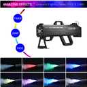 Fog Gun1500W with Lights, Strip, Stand, Handheld Fog Machine Smoke Cannon for Parties, Halloween, DJ Events, and Stage Performances