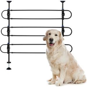 PetSafe Happy Ride Metal Dog Barrier, Pet Gate Vehicle Divider for Cars, Minivans & SUVs