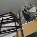 4-Tier Fruit Vegetable Storage Cart - Kitchen Organizer and Storage Cart with Wheels, Wooden Top Metal Wire Fruit Vegetable Rack Stand with Drawers to Storage Cans Snacks for Kitchen(Patent Pending) (Black 1)