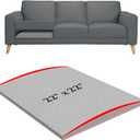 22" x 22" Couch Cushion Support for Sagging Seat, 1 PC Large Size Insert Sofa Cushion Support Board for Better Lift, 45D High-Density Foam Couch Replacement for Furniture Seat Sagging Repair, Grey 