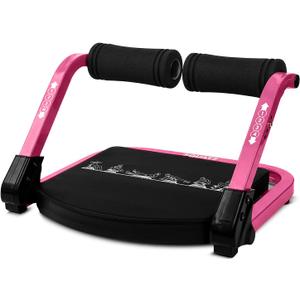 Squatz Ab Machine for Stomach Workout – Core & Sit-Up Exercise Equipment with 3 Resistance Levels for Home Gym, Adjustable Ab Trainer for Full-Body Workout with Automatic Rebound, 350 lbs Capacity