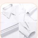 Button Down Shirts Long Sleeve Collared Casual Shirt Office Work Blouse Tops XL