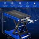OMT 1100lb Motorcycle Scissor Lift Jack Wide Deck Motorbike Hoist Stand