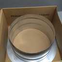 PATIKIL 10" Round Duct Collar, Galvanized Duct Connector Flange Pipe Collar Take Off Collar for Flexible or Rigid Ducts, Heating Cooling Ventilation Exhaust Fan Vent Systems