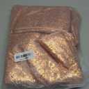 ShinyBeauty Rose Gold-Table Runners-10 Packs-12"x108" Sequin Table Runner Birthday Party Catering Event Glitter Table Runners 108 Inches Long Rose Gold Wedding Runners for Table