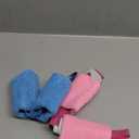 JDVBDNK 2 Pairs Gymnastics Hand Grips, Gymnastics Equipment for Kids, Gymnastics Wristbands Sets, Gymnastic Bar Grip Gloves and Gymnastics Wrist Support Sports Accessories for Workout Exercise (Blue, Pink)