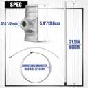 Anley Street Light Pole Banner Mounting Bracket Kit for 30" Wide Banners - Outdoor Weather Proof Support - Quick Installation Perfect for Promoting Events, Business, Advertisement