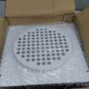 6 Inch Hooded Wall Vent Cover, Dryer Wall Vent Cover Outside with Screen & Damper, Wall Exhaust Vent Cover, Outdoor Air Vent Cap for Range Hoods/Kitchen/Bathroom/Laundry/Basements/Garages, White